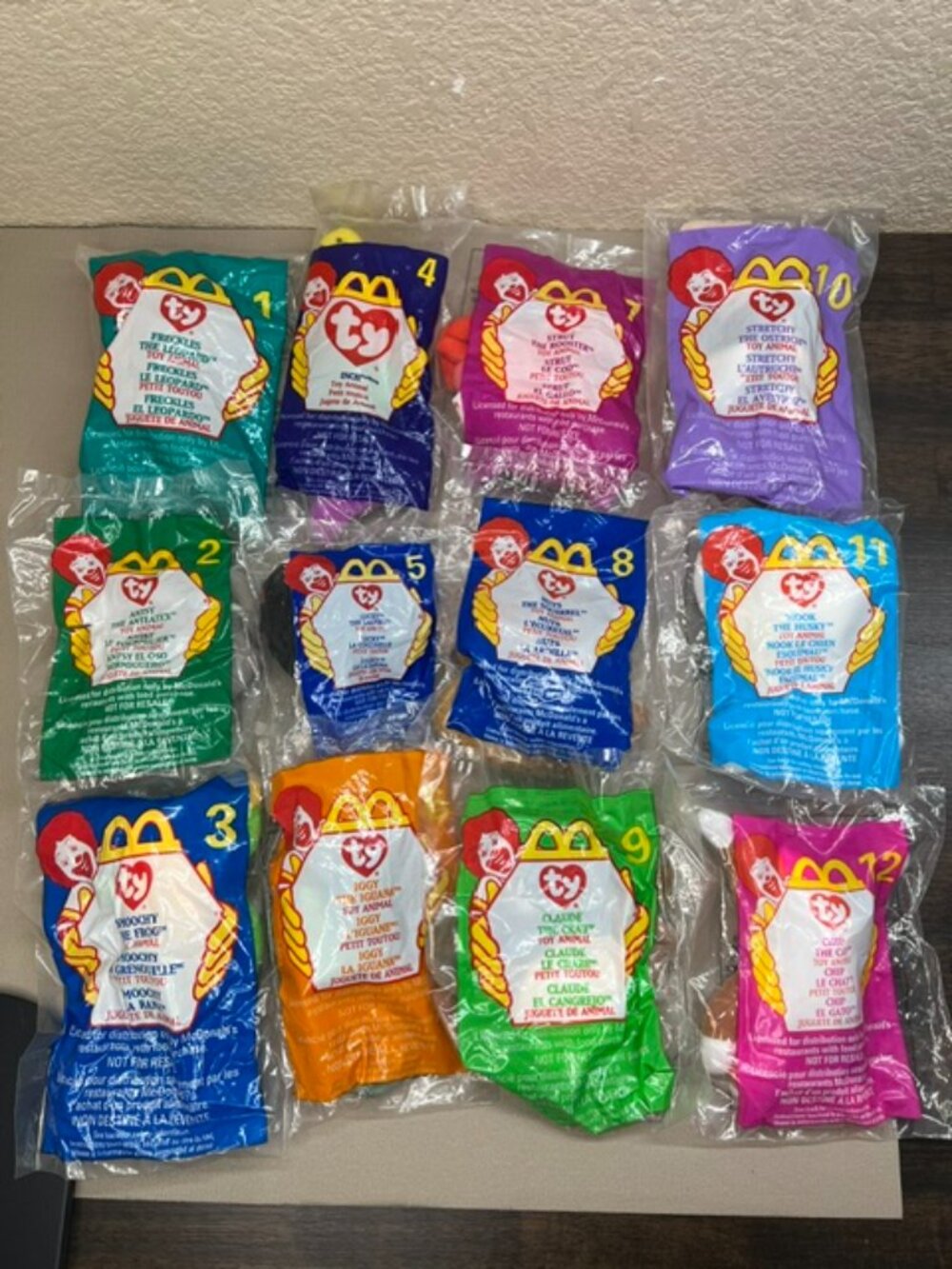 McDonald’s Ty Teenie Beanie Babies - Set of 12